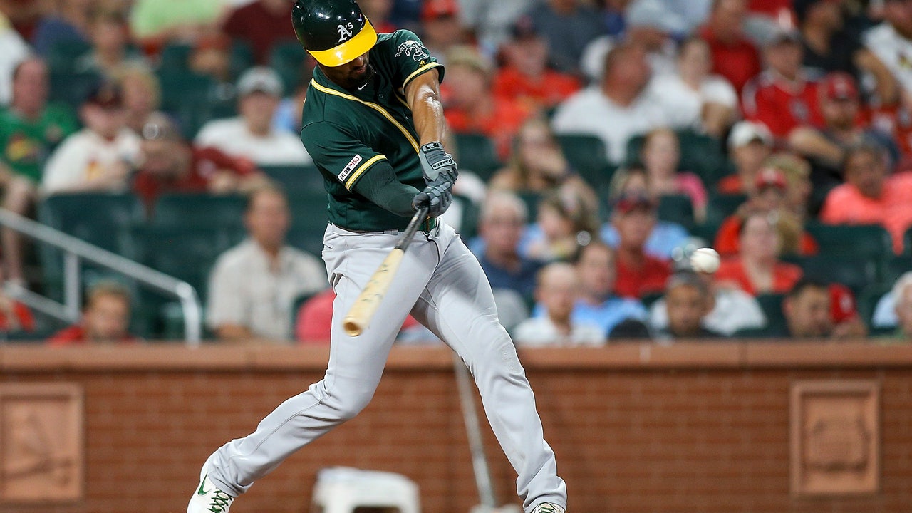 Pinder, Semien and Olson homer as A's beat Cardinals 7-3